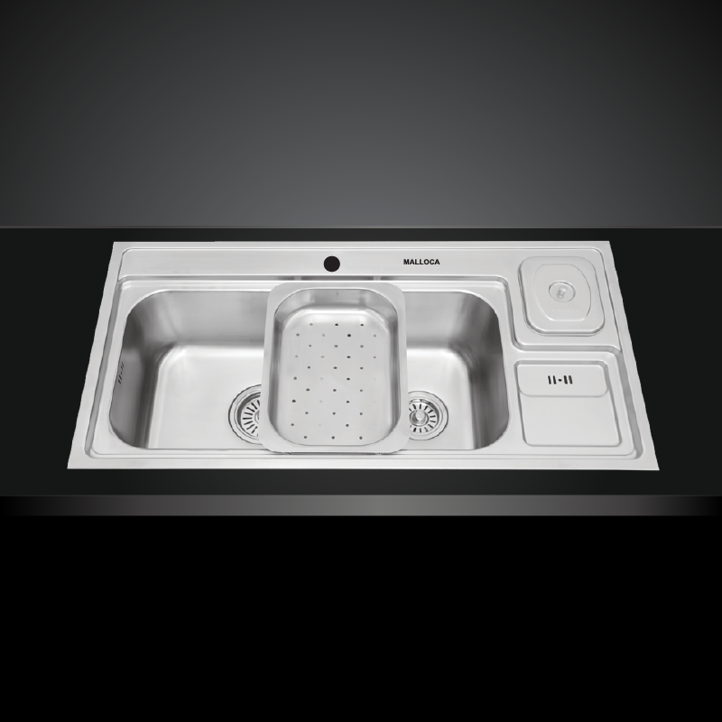 Chậu rửa bát Malloca MS 610A (840x460x205) - Image 5