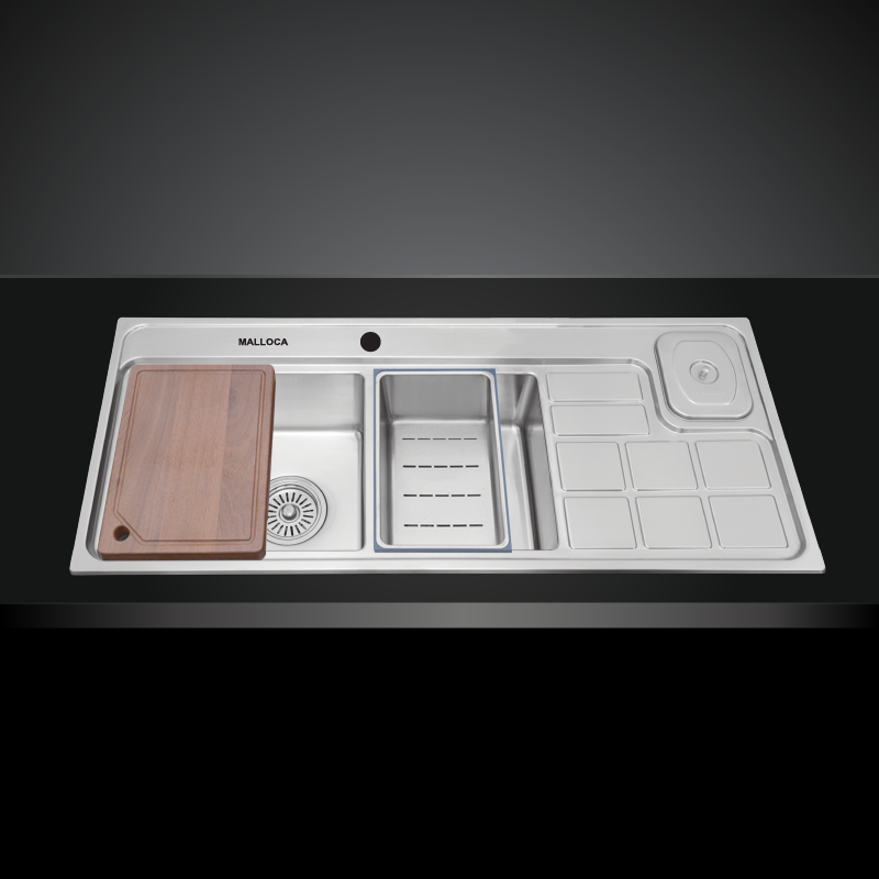 Chậu rửa bát Malloca MS 8817N (1150x500x230)