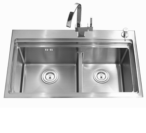 Chậu rửa bát mặt kính TOPY KOREA 8650 - Image 5
