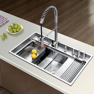 Chậu rửa bát Moonoah MN-8245B (82x45x23) - Image 3
