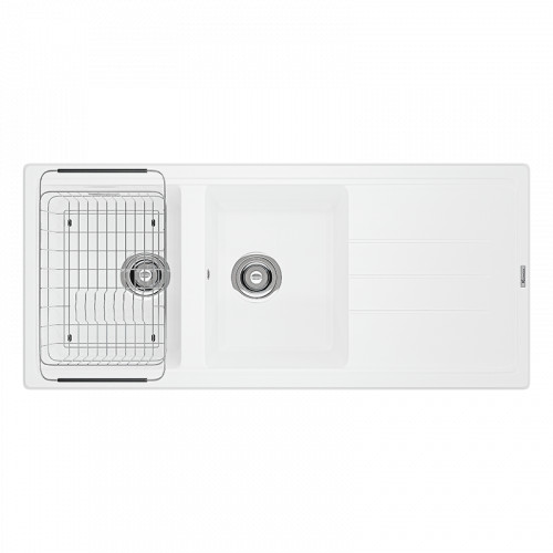 Chậu rửa bát phong cách Nhật bề mặt mịn Konox Tari 500SM (540x440x230mm) - Image 3