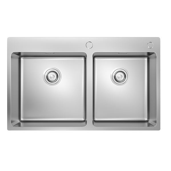 Chậu rửa bát phong cách Nhật bề mặt mịn Konox Tari 800SM (800x460x230mm) - Image 5