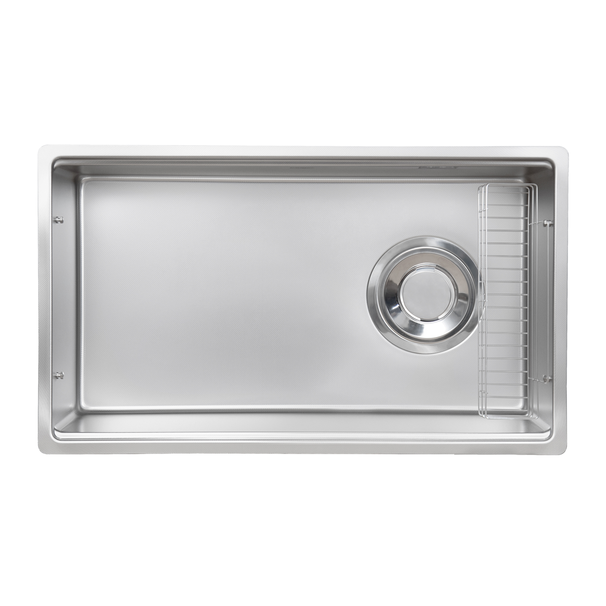 Chậu rửa bát Posco 304 Linen dập nổi KLUGER KW8181FS-S81Plus (810x510x220mm) - Image 4
