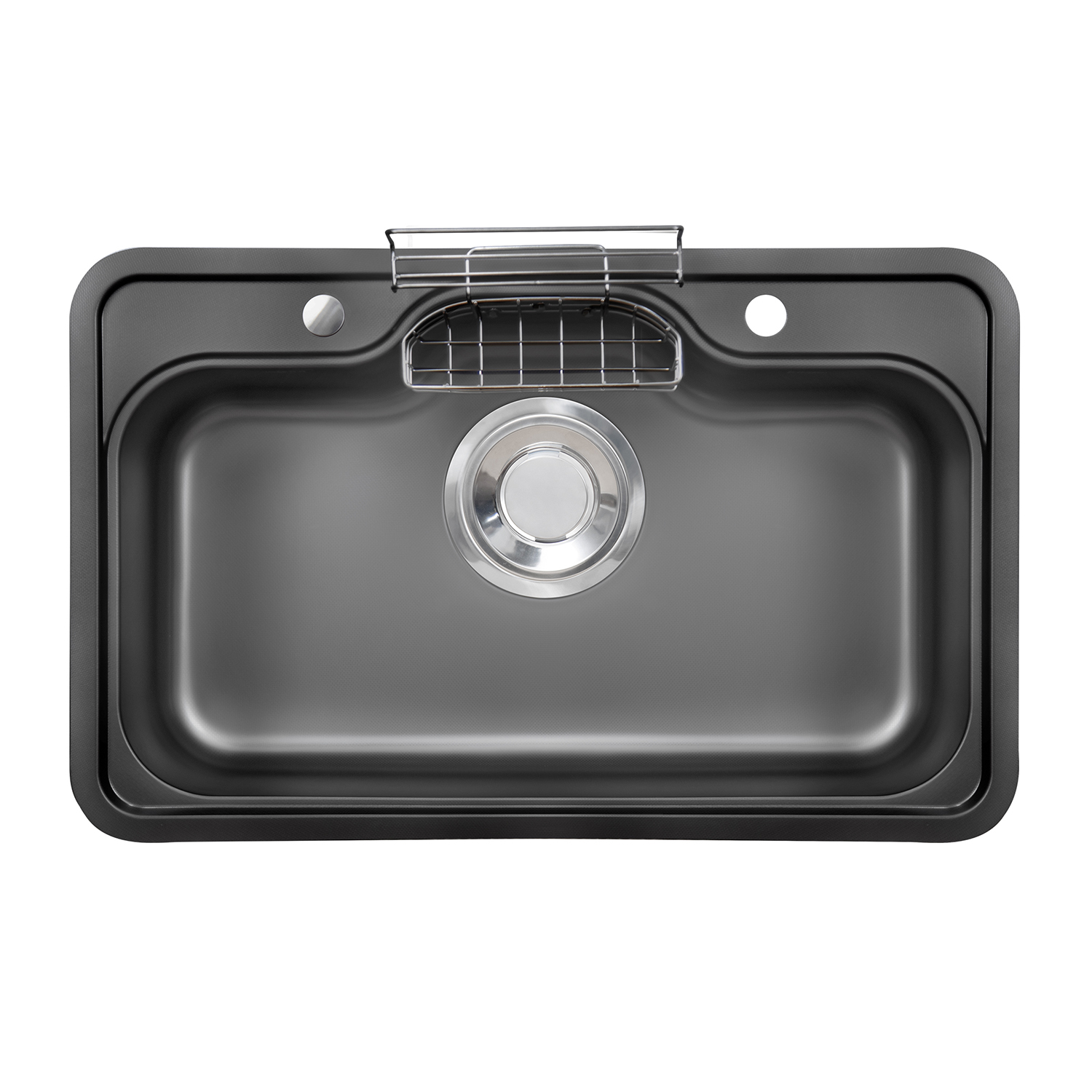 Chậu rửa bát Posco 304 Linen dập nổi KLUGER KWU8161FS-S76 (760x445x220mm) - Image 5
