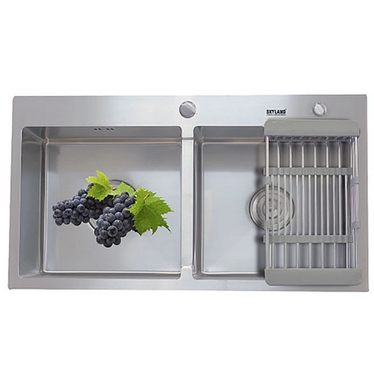 Chậu rửa bát Skyland EU-8245HS10 (820x450x230) - Image 3