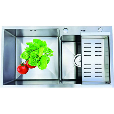 Chậu rửa bát Skyland EU-8245HS10 (820x450x230) - Image 4