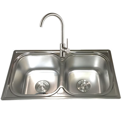 Chậu rửa bát Tân Mỹ TM-48 (720x445x220) - Image 3
