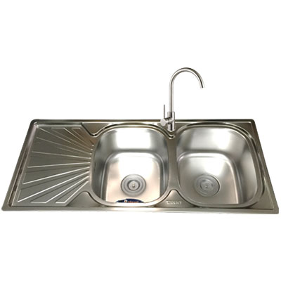 Chậu rửa bát Tân Mỹ TM-54 (820x470x220) - Image 4