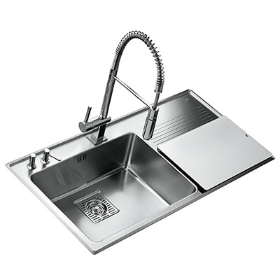 Chậu rửa bát Teka STONE 80 B-TG 2B 1D AUTO - Image 4