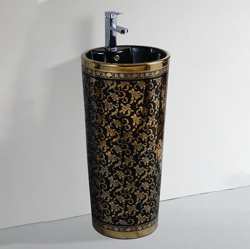 Chậu rửa đá nhân tạo chân đứng S-0081 (Đặt hàng 20-25 ngày - Chưa bao gồm vòi) - Image 5