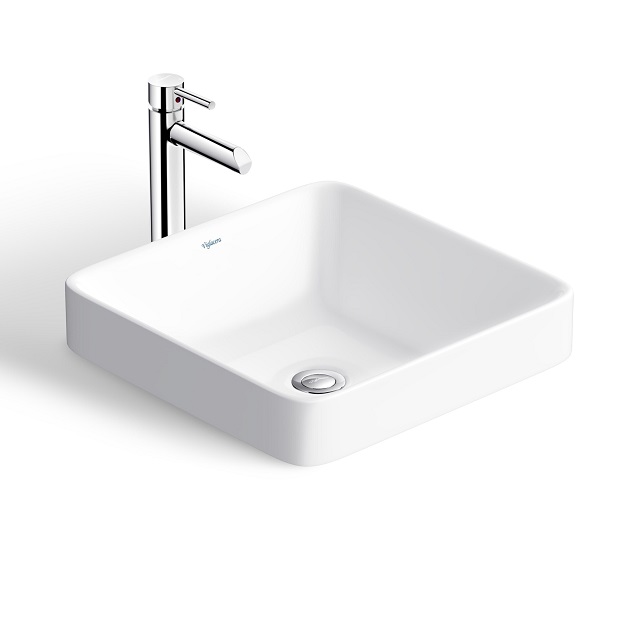 Chậu rửa lavabo âm bàn Viglacera CA2 (530x425x205mm) - Image 6