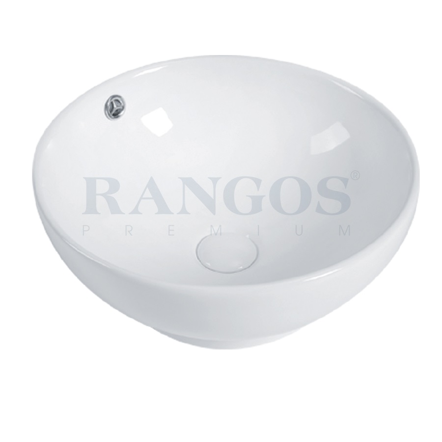 Chậu rửa lavabo chân dài Rangos RG-6007-1 (D610 x R460 x C850 mm) - Image 5