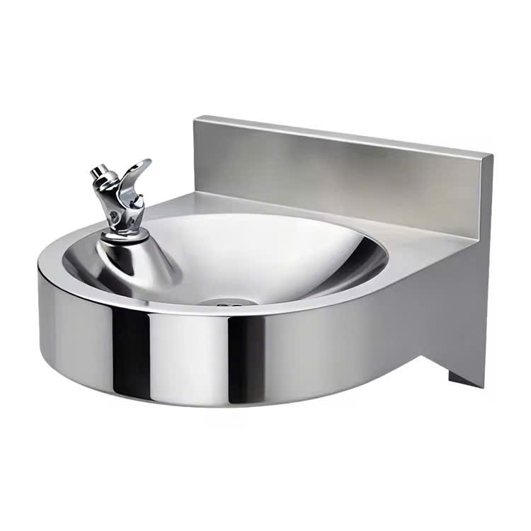 Chậu rửa lavabo chân đứng hình tròn màu đen Inox 304 Miken MKC-B8809 ( Đặt hàng trước 7-15 ngày) - Image 3