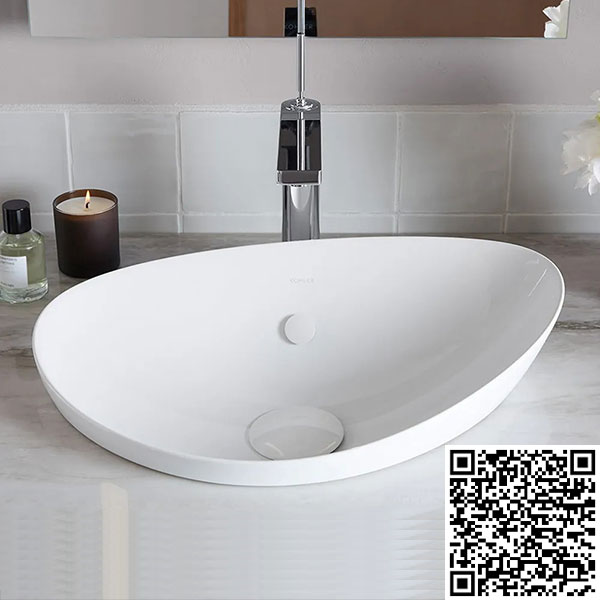 Chậu rửa lavabo chân lửng Kohler K-17656X-0 - Image 5