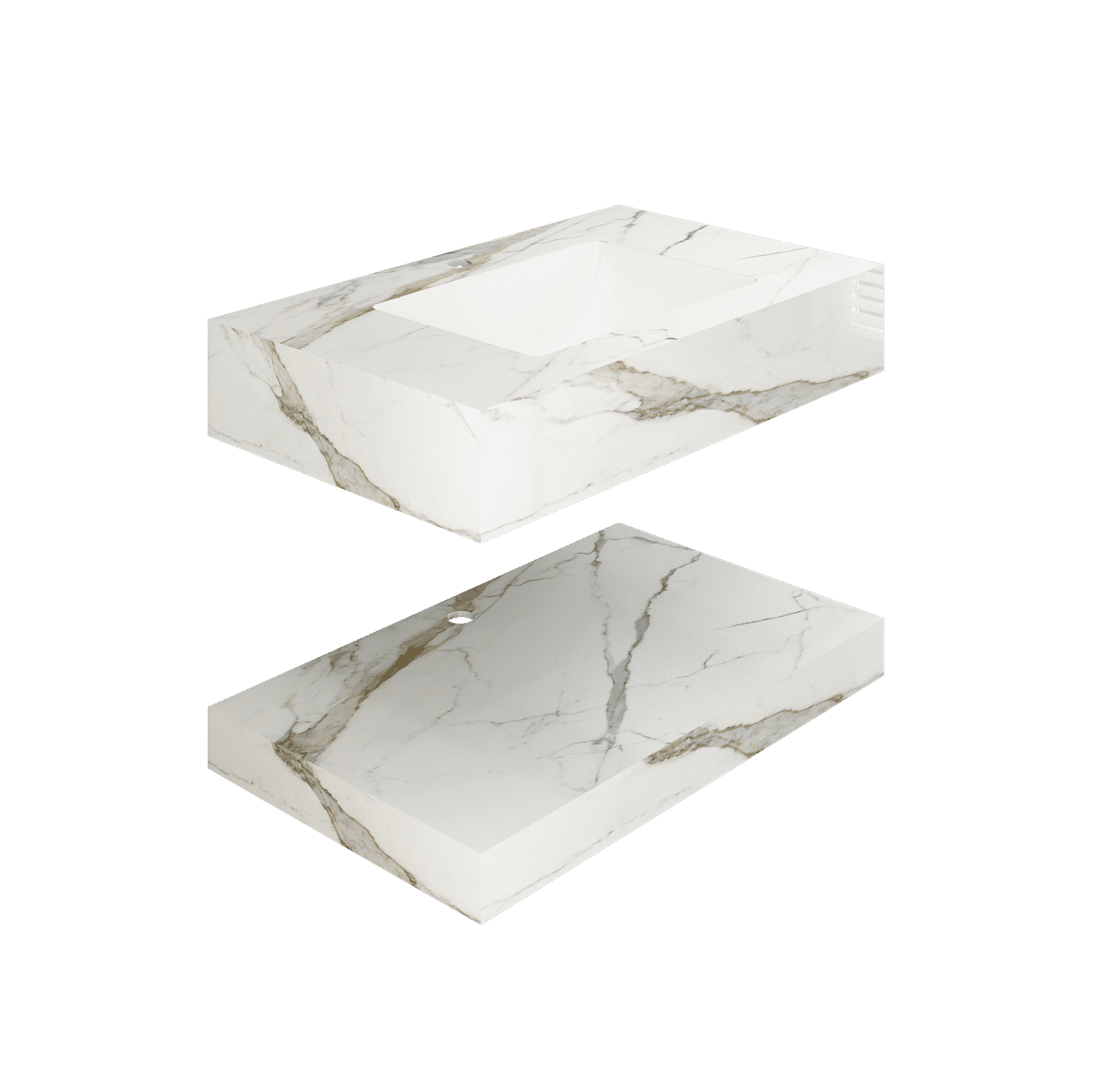 Chậu rửa lavabo chân treo tường Viglacera V59 - Image 4