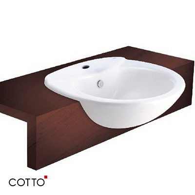 Chậu rửa lavabo COTTO C013 (treo tường) - Image 5