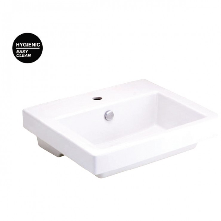 Chậu rửa lavabo COTTO C017 (âm bàn đá) - Image 4