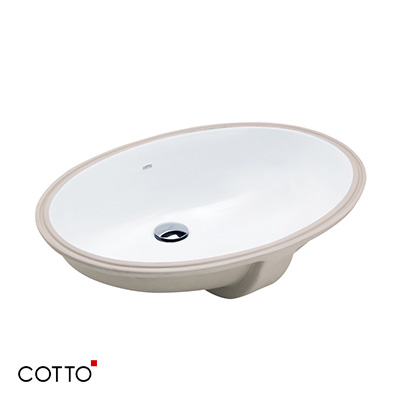 Chậu rửa lavabo COTTO C0171 (âm bàn đá)
