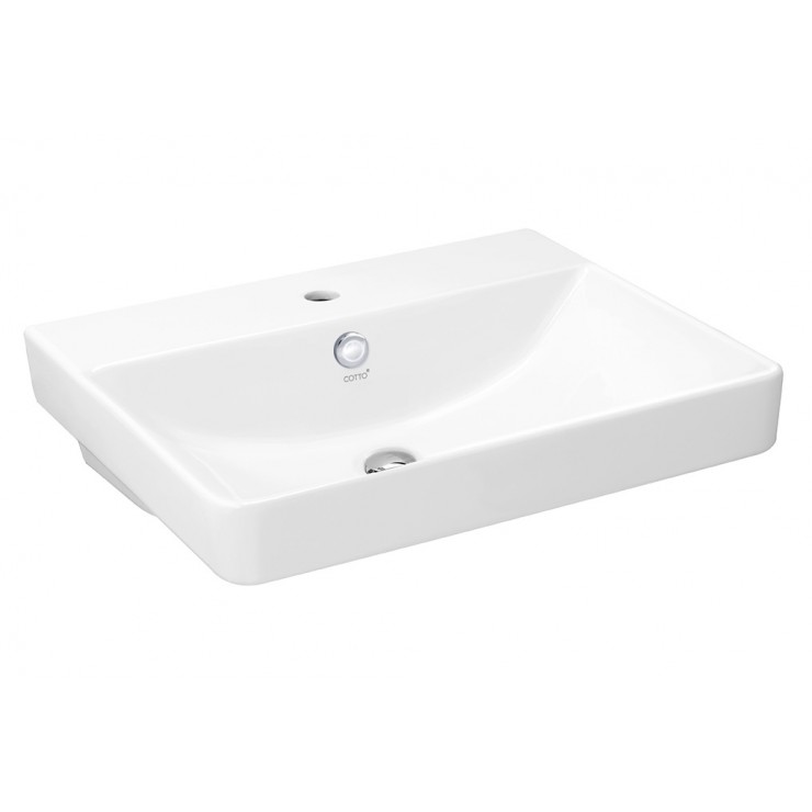 Chậu rửa lavabo COTTO C021 (bán âm bàn) - Image 5