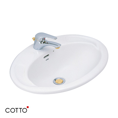 Chậu rửa lavabo COTTO C0237/C411 (Chân dài) - Image 4