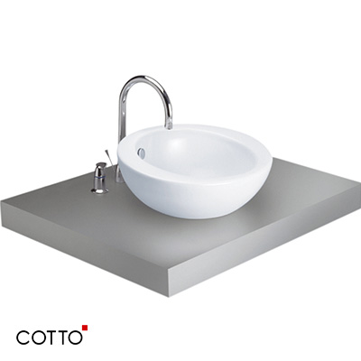 Chậu rửa lavabo COTTO C0240 (bán âm bàn) - Image 3