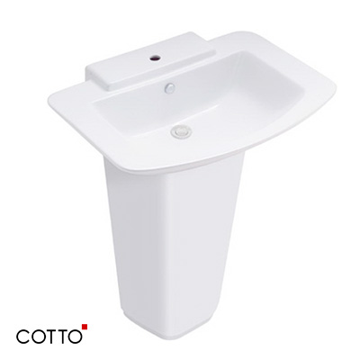 Chậu rửa lavabo COTTO C02507 (dương bàn) - Image 5