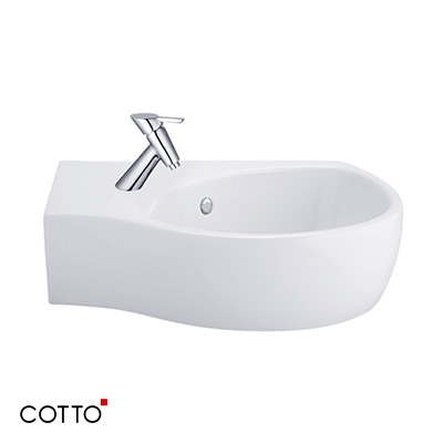 Chậu rửa lavabo COTTO C02807 (treo tường)