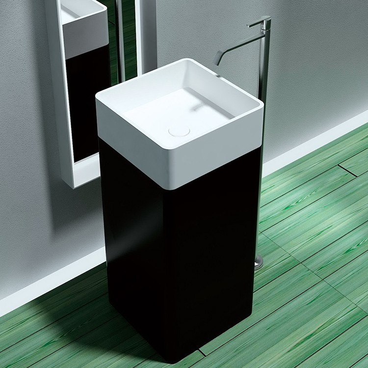 Chậu rửa lavabo đá tự nhiên nghệ thuật chân đứng Miken MKC-2871V - Image 6
