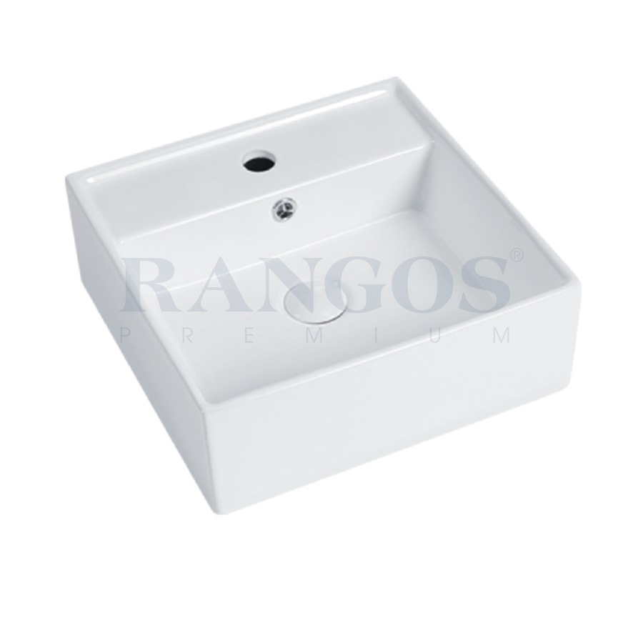 Chậu rửa lavabo đặt bàn đá Rangos RG-DE8005 (410 x 335 x 145mm) - Image 3