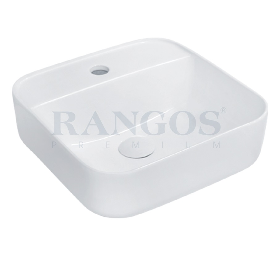 Chậu rửa lavabo đặt bàn đá Rangos RG-DE8005 (410 x 335 x 145mm) - Image 5