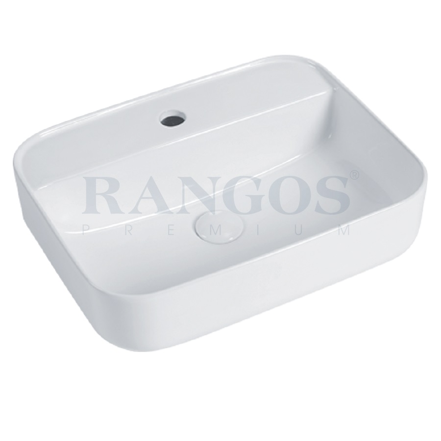 Chậu rửa lavabo đặt bàn đá Rangos RG-DE8006 (410x335x145mm) - Image 4