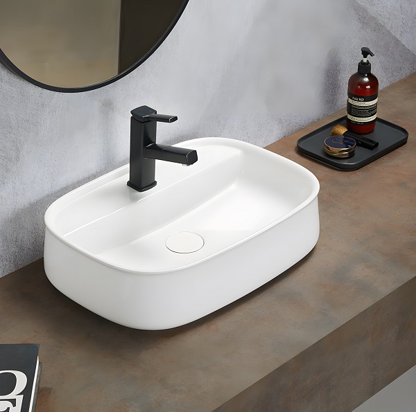 Chậu rửa lavabo đặt bàn hoa văn HANJIN HJ-5120 - Image 6