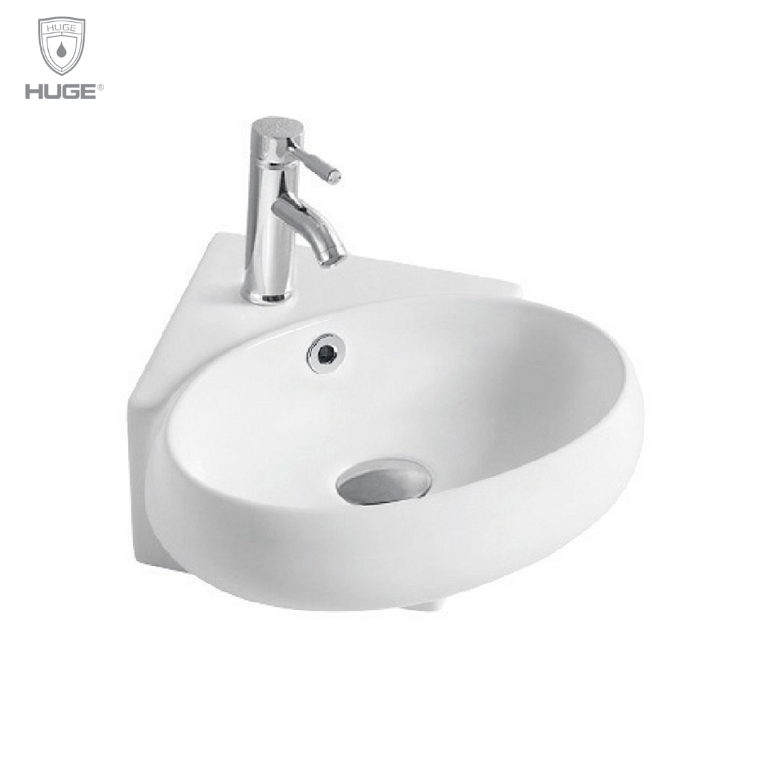 Chậu rửa lavabo đặt bàn Huge H-LD1500N (500x380x140m) - Image 4