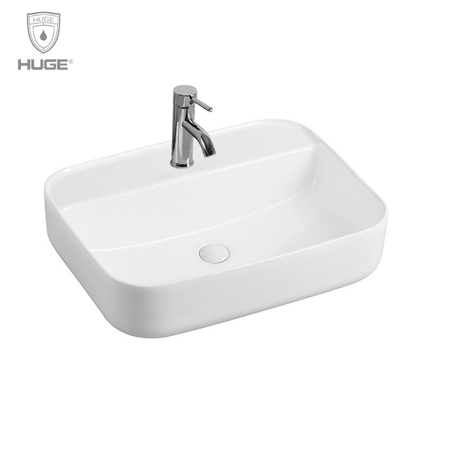 Chậu rửa lavabo đặt bàn Huge H-LD2500 (500x400x140mm)