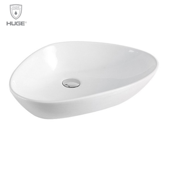Chậu rửa lavabo đặt bàn Huge H-LV516A (550x395x175mm) - Image 3
