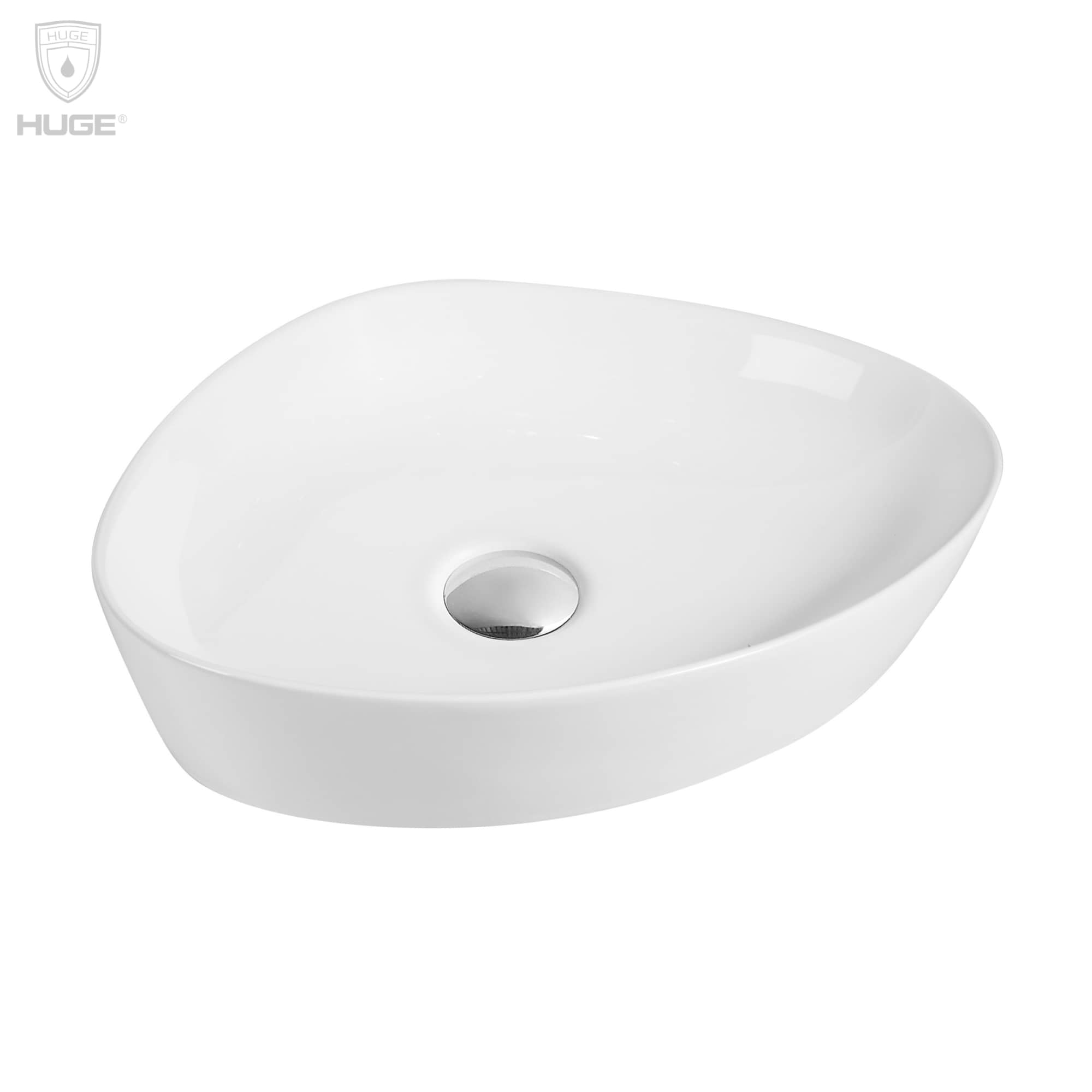 Chậu rửa lavabo đặt bàn Huge H-LV516A (550x395x175mm) - Image 4