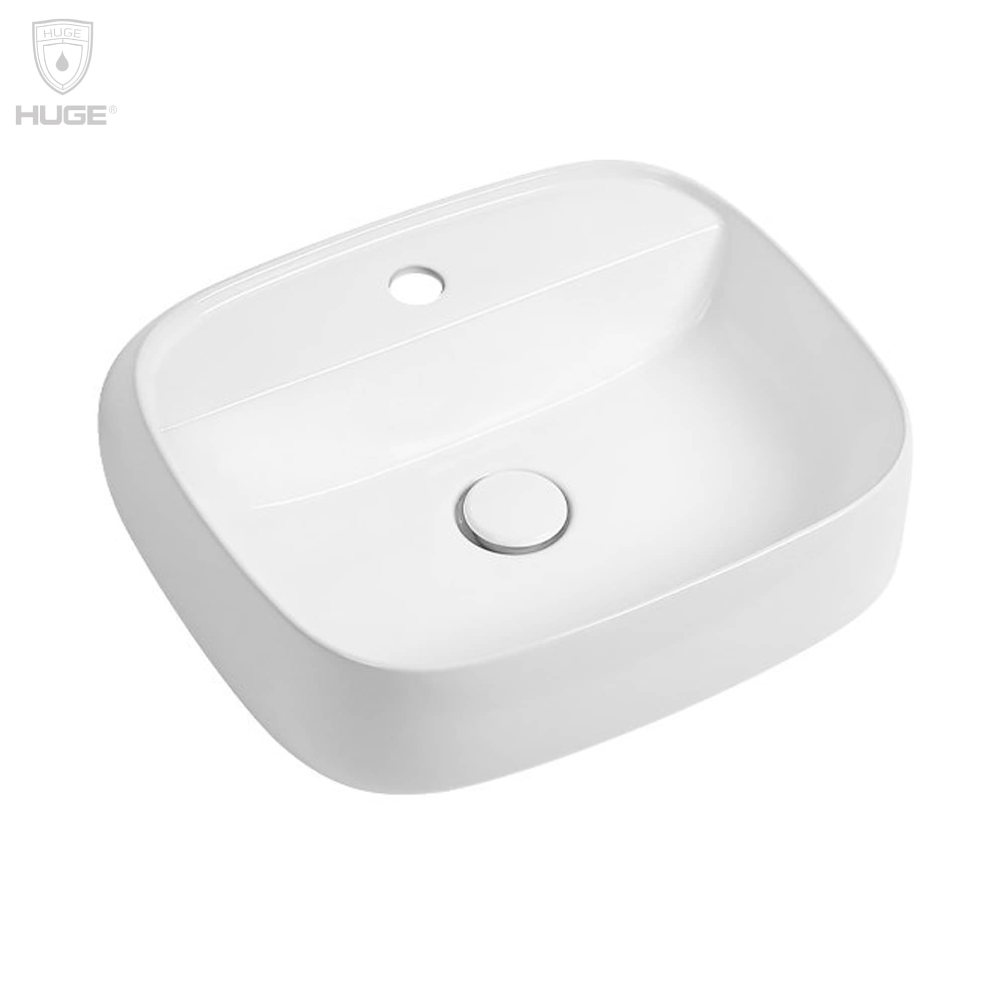 Chậu rửa lavabo đặt bàn Huge H-LV858 (500x405x100mm) - Image 6