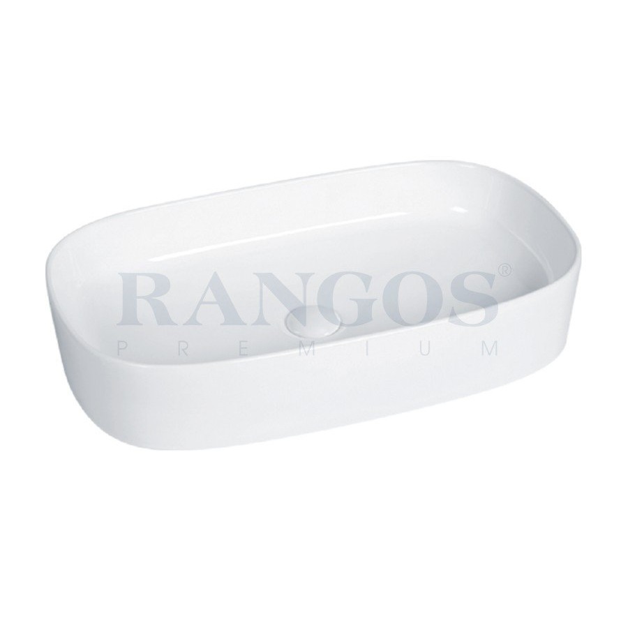 Chậu rửa lavabo đặt bàn mạ vàng Rangos RG-DE8003 (390x390x120 mm) - Image 3