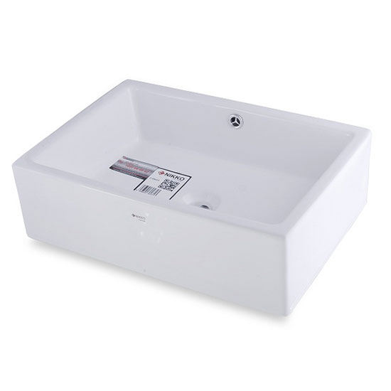 Chậu rửa lavabo đặt bàn Nikko C2801 (460x460x160) - Image 3