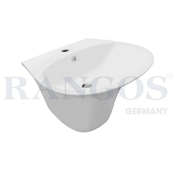 Chậu rửa lavabo đặt bàn Rangos RG-80002 (535x370x135mm) - Image 4