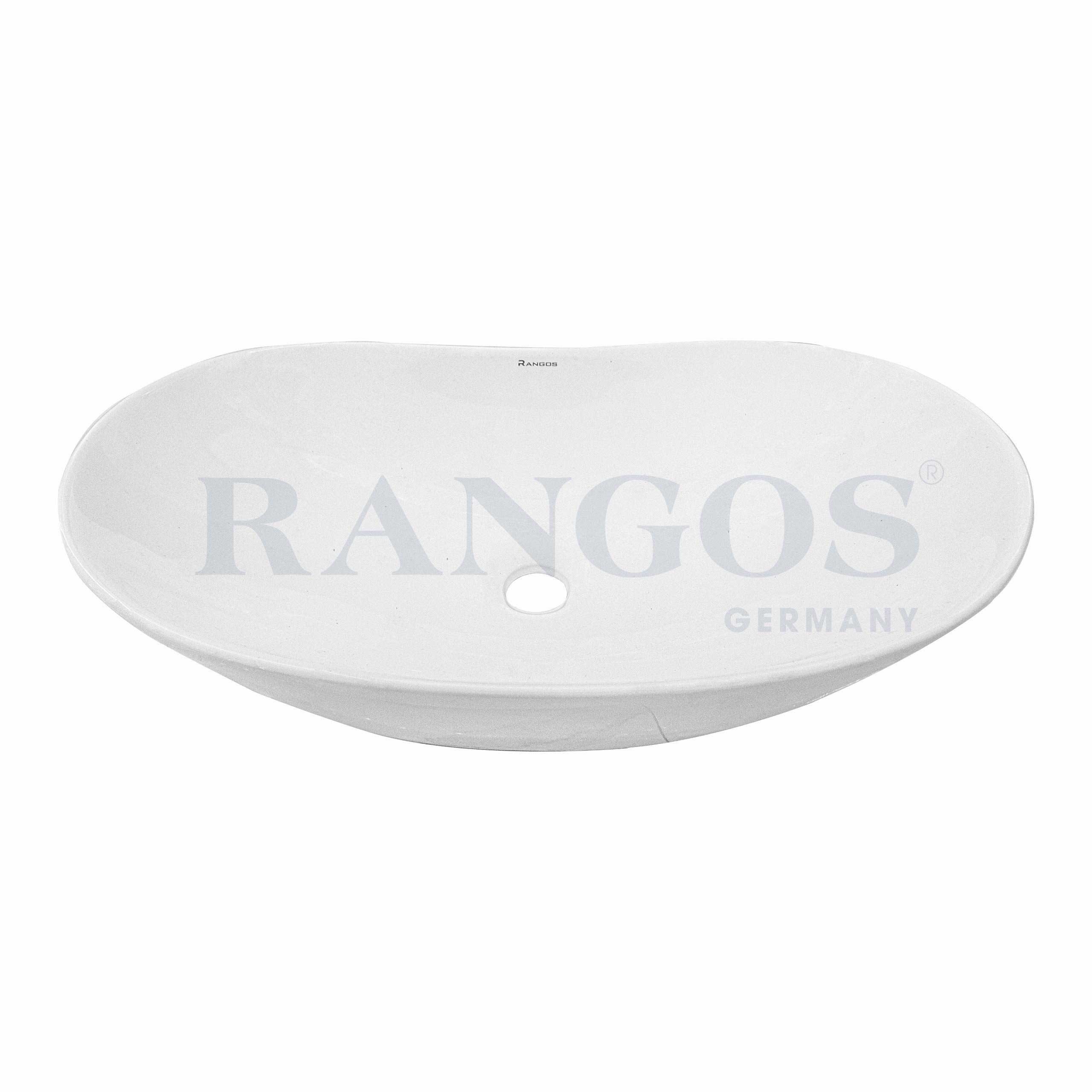 Chậu rửa lavabo đặt bàn Rangos RG-80005B (505x375x115 mm) - Image 6