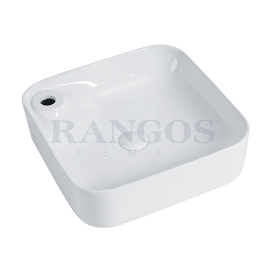 Chậu rửa lavabo đặt bàn Rangos RG-80013C (395x420x150 mm) - Image 6