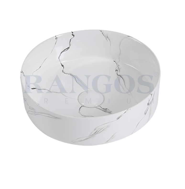 Chậu rửa lavabo đặt bàn Rangos RG-80014 (D425xR430xC120mm) - Image 4