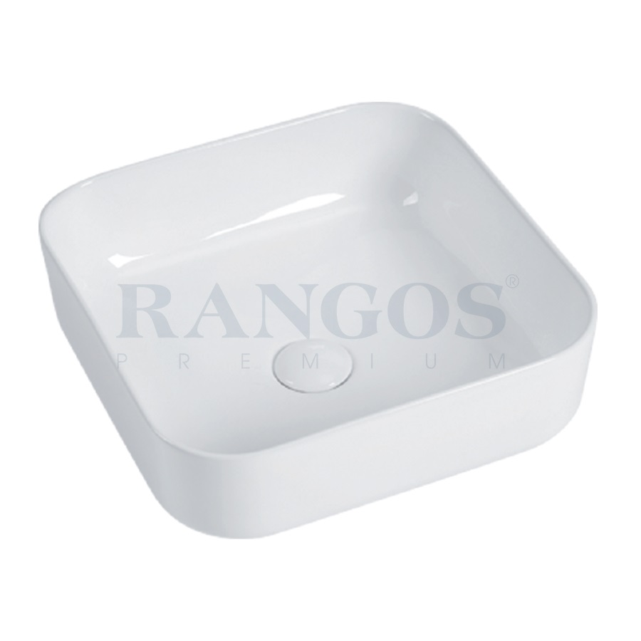 Chậu rửa lavabo đặt bàn Rangos RG-80015 (D395xR395xC140mm)