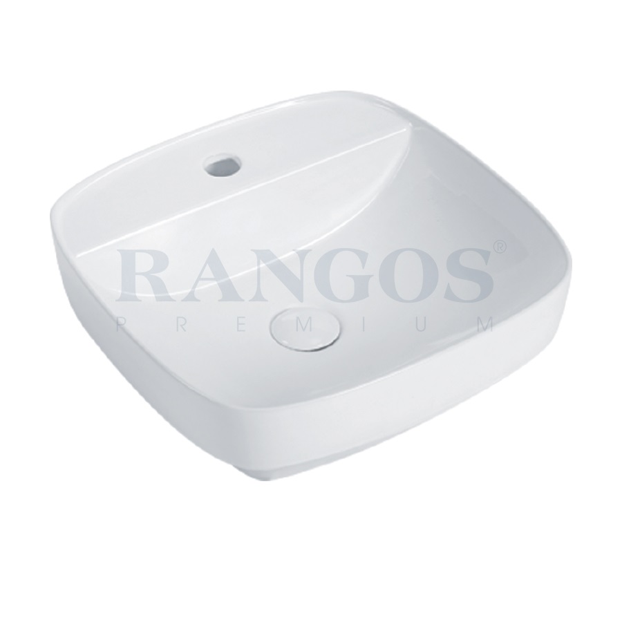 Chậu rửa lavabo đặt bàn Rangos RG-80015 (D395xR395xC140mm) - Image 5