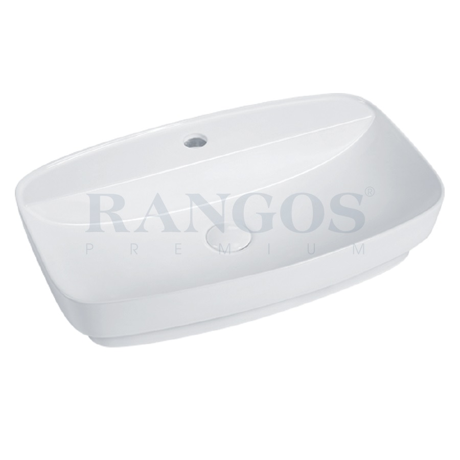 Chậu rửa lavabo đặt bàn Rangos RG-80016B (510x390x135 mm) - Image 3