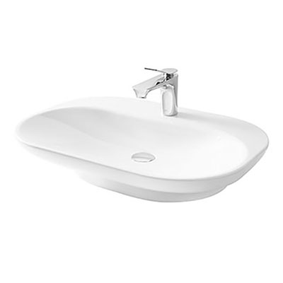 Chậu rửa lavabo đặt bàn TOTO Linear Ceram LT4716G17#MBE be mờ (bộ thoát thải VM5D417V) - Image 5