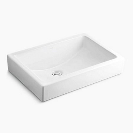Chậu rửa lavabo đặt bàn tròn thành mỏng Kohler Mica K-90012T-0 - Image 4