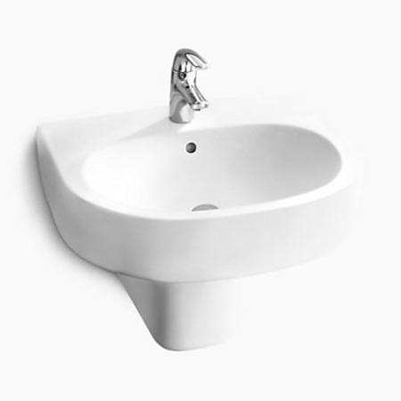 Chậu rửa lavabo đặt bàn tròn thành mỏng viền mạ vàng Kohler Mica K-90012T-0 - Image 4