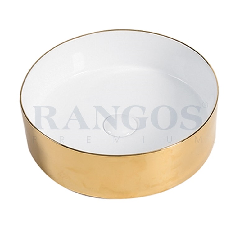 Chậu rửa lavabo dương bàn Rangos RG-80010B (D450xR450xC145mm) - Image 5